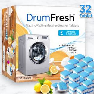 DrumFresh Washing Tablet Multipurpose Washing Machine Drum Cleaner for Top and Front Load Dishwashing Detergent