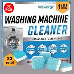 Depoff Washing Machine Deep Cleaner Tablets for Top Load and Front Load - 10 Pieces Dishwashing Detergent