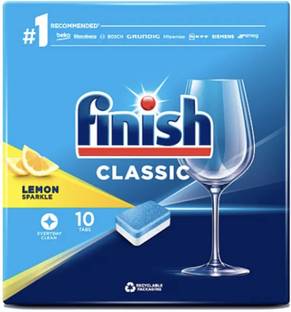 Finish Dishwasher Tablets 10's Lemon Dishwashing Detergent