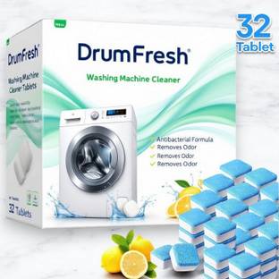 DrumFresh Powerful Washing Machine Cleaner Tablets Deep Cleans and Deodorizes Dishwashing Detergent
