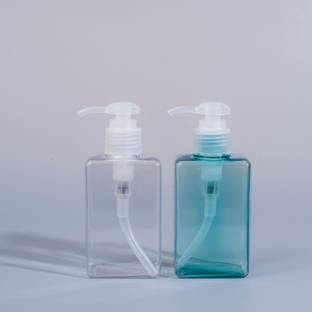 colour"s professional Empty Pump Bottle Dispenser For Lotion, Shower Gel And Hand Soap, 100 ml Bottle Plastic Bathroom Set