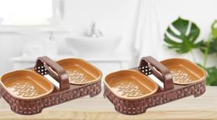 Nuwi Plastocrafts Soap Stand Soap Box Soap Holder Plastic Bathroom Set