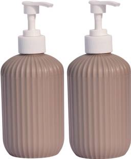 JANMESH ENTERPRISES Bathroom Accessories Set of 2, Liquid Soap Dispenser Plastic Bathroom Set