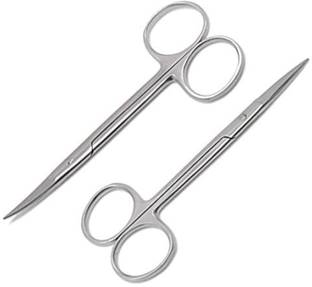 mediwave Dressing Scissors 5" Curved & Straight Curved And Angled Dissecting Scissors