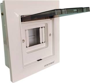 DCM POWER 4 Way MCB Box Distribution Board