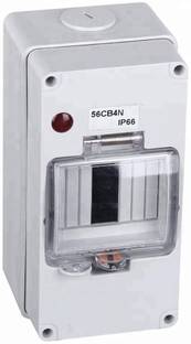 KAMSTEALTH IP66 56CB4N 4ways Gray Waterproof Electrical MCB Box Circuit Breaker Switch box Distribution Board
