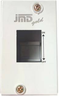 jmD Gold Db Spn 2 Way Mcb & Rccb Wall Plate Single Door Mcb Box Distribution Board