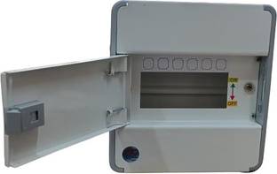 MME 6 way MCB Box for Miniature Circuit Breaker (fully metal model, heavy duty) Distribution Board