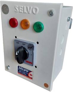 Selvo 32A SPN PHASE SELECTOR ENCLOSURE (With 1 pole 3 ways rotary switch fitted) Distribution Board