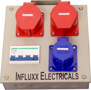 Creative Culture CREATV_117, 3 Pin ,5 Pin 16 Amps Industrial Plug and Socket, 63 Amps TPN With DB Distribution Board