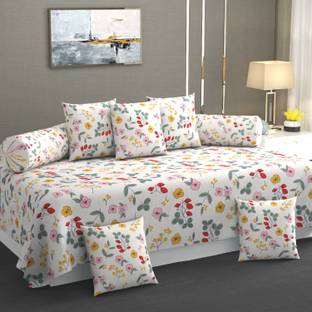 Amrange Polycotton Abstract Diwan Set