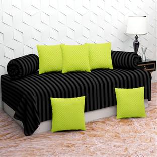 BROMWICK Polycotton Striped Diwan Set