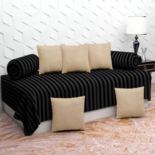 BROMWICK Polycotton Striped Diwan Set