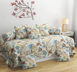 NCS Cotton Floral Diwan Set