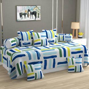 SHOMES Cotton Geometric Diwan Set