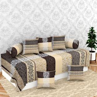 BROMWICK Polycotton Damask Diwan Set