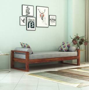 Suncrown Furniture UrbanFold Sheesham Wood Diwan Bed For Living Room Solid Wood Diwan