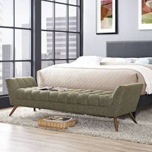 TFS Premium wooden Setttee / lounger chaises/ fabric bench / couch Fabric Settee Solid Wood Settee