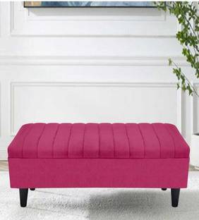 TFS Luxury Velvet Channel Lining Tufted 2 Seater Sofa/Settee for Bedroom/Living Room Solid Wood Settee