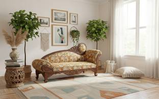 ARVISH ENTERPRISES Wooden Sheesham Wooden Sofa Couch/diwan Three Seater Solid Wood Diwan