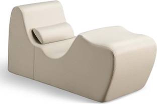 Soul Light Art Sheesham wood Sofa Chaise Pillow Included for Relaxation Yoga Beige Engineered Wood Diwan