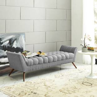 TFS Premium wooden Setttee / lounger chaises/ fabric bench / couch Fabric Settee Solid Wood Settee