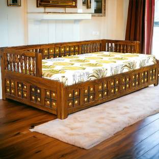 Advika Handicraft Solid Wood Diwan