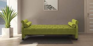 SIYARA DESIGN 3 Seater Settee/Bench/Couch | Fully Upholstered with Rolled Arms and Tufted Solid Wood Settee