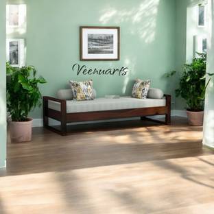 vennuarts Divan Bed for Living Room, Drawing Room, & Bedroom, Space Saving Solid Wood Diwan