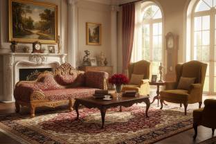 ARVISH ENTERPRISES Diwan Three Seater Solid Wood Diwan