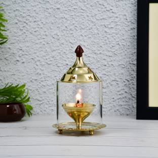 T-KA108 Brass Akhand Diya | Akhand Deepak/Dia | Akhand Jyot Brass Table Diya Brass Table Diya
