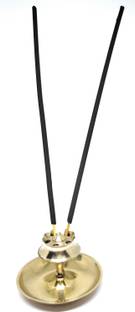 एस्ट्रोसेल Ashtadhatu Agarbatti Stand For Your Office & Home Temple पीतल टेबल दीया