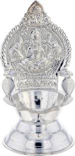 Sri Jagdamba Pearls Laxmi Silver Diya Silver Table Diya
