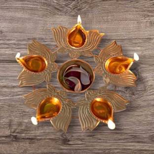 Looksgarden Iron Table Diya Set