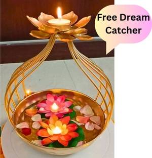 A S CRAFTS HUB Iron Table Diya