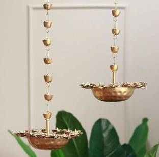 SOHAM GIFTS Brass Hanging Diya