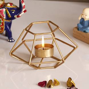 eCraftIndia Metal Tealight Candle Holder Iron Tealight Holder