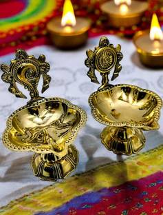 Aplus Brass (Pack of 6) Table Diya