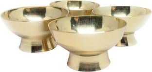 Astrosale Brass Jyot Batti Diya ( Pack of 4 ) Brass (Pack of 4) Table Diya Set