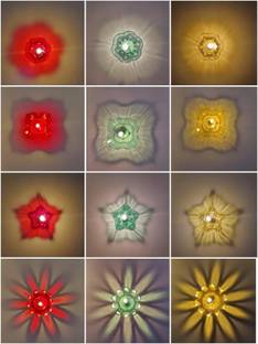 SOMUDEE Plastic (Pack of 24) Table Diya Set