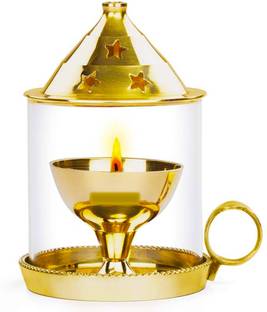 Flipkart SmartBuy Handle Diya Brass Table Diya