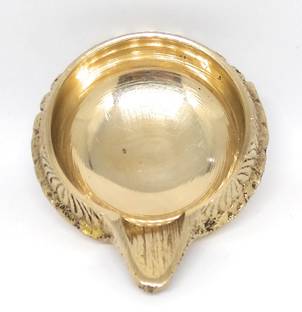 Astrosale Ashtadhatu Kuber Diya To Increase Wealth And Prosperity Brass Table Diya