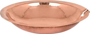 TORPPEZA Copper Diya for Pooja and Spritual Purpose (Size - 8cm) Copper Table Diya