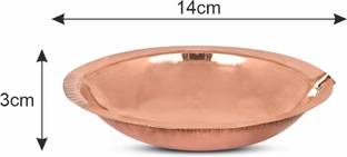 DOKCHAN Copper Diya Copper Table Diya