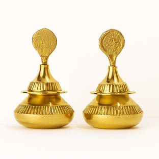 Divine Enterprises Brass Table Diya