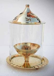 ROYALTRADERS Brass Table Diya Brass Table Diya