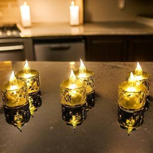 Ein Sof Plastic (Pack of 6) Table Diya Set