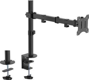 SYGA 360° Rotation 75x75-100x100 - Single Single Monitor Stand Dual Arm Desk Mount 360° Rotation 75x75-100x100 - Single Monitor Stand