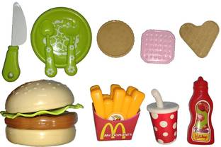 TD Creations Pizza, Burger, Fries Set