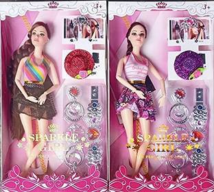 SHASHIKIRAN Stylish Long Hair Set Doll and New Angel Doll Set for girls